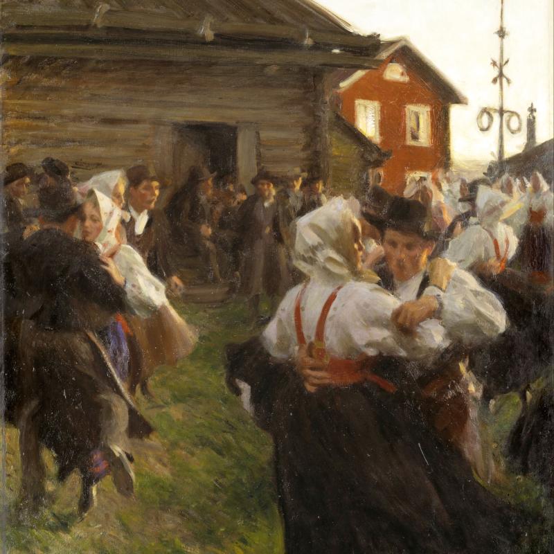 Anders Zorn, Midsommerdans (1897) Anders Zorn, Midsommerdans (1897)