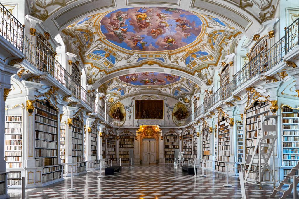 Biblioteket i Admont i Østrig