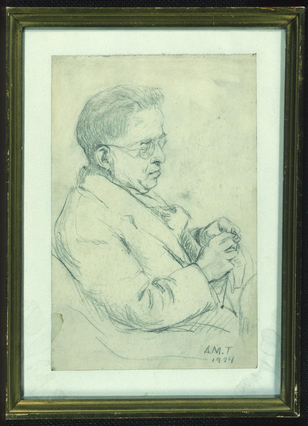 Carl Nielsen strikker 1924